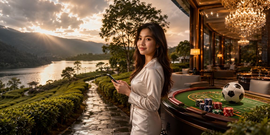 Kumpulan peminat bola sepak Malaysia menyaksikan perlawanan langsung sambil menikmati pengalaman pertaruhan kasino yang mengasyikkan