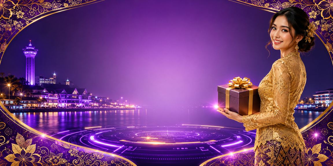 Wanita berbaju kebaya menerima bonus rebat daripada platform hiburan dalam talian Malaysia yang telus dan boleh dipercayai